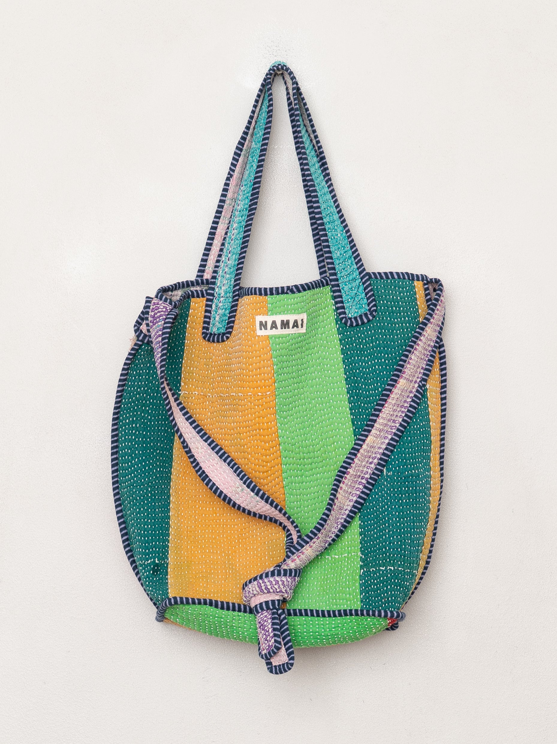 The Xoti II Zero-Waste Quilted Kantha Bag