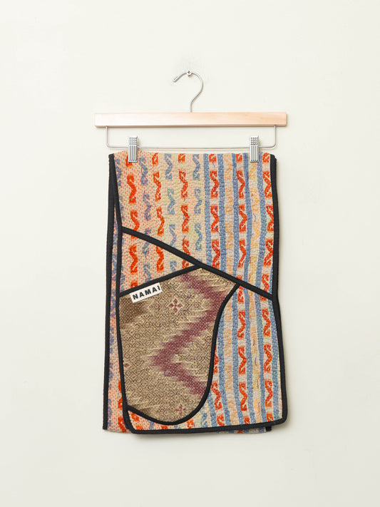 The Gopi Quilted Patchwork Kantha Pocket Scarf