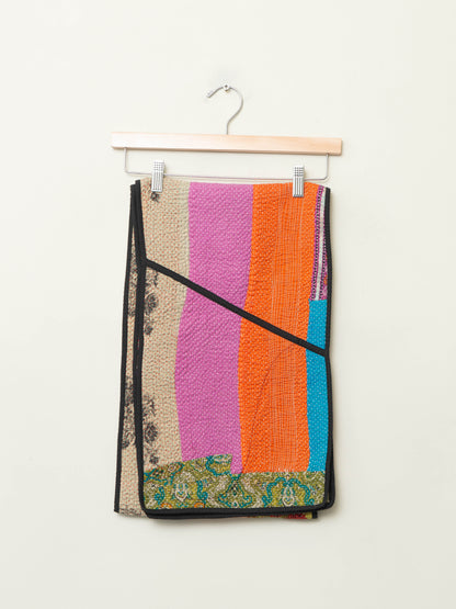 The Gopi Quilted Patchwork Kantha Pocket Scarf