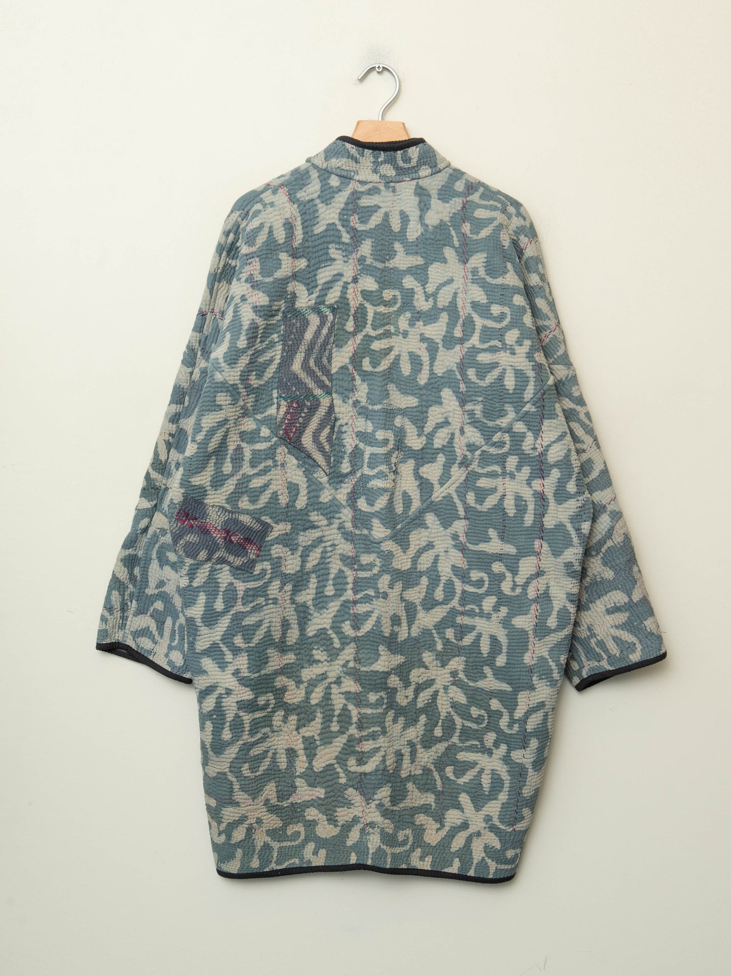 The Sai Quilted Plant Dyed Kantha Coat