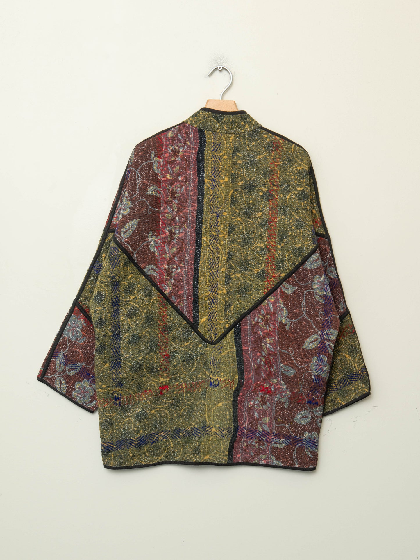 The Narmada Quilted Plant Dyed Kantha Jacket
