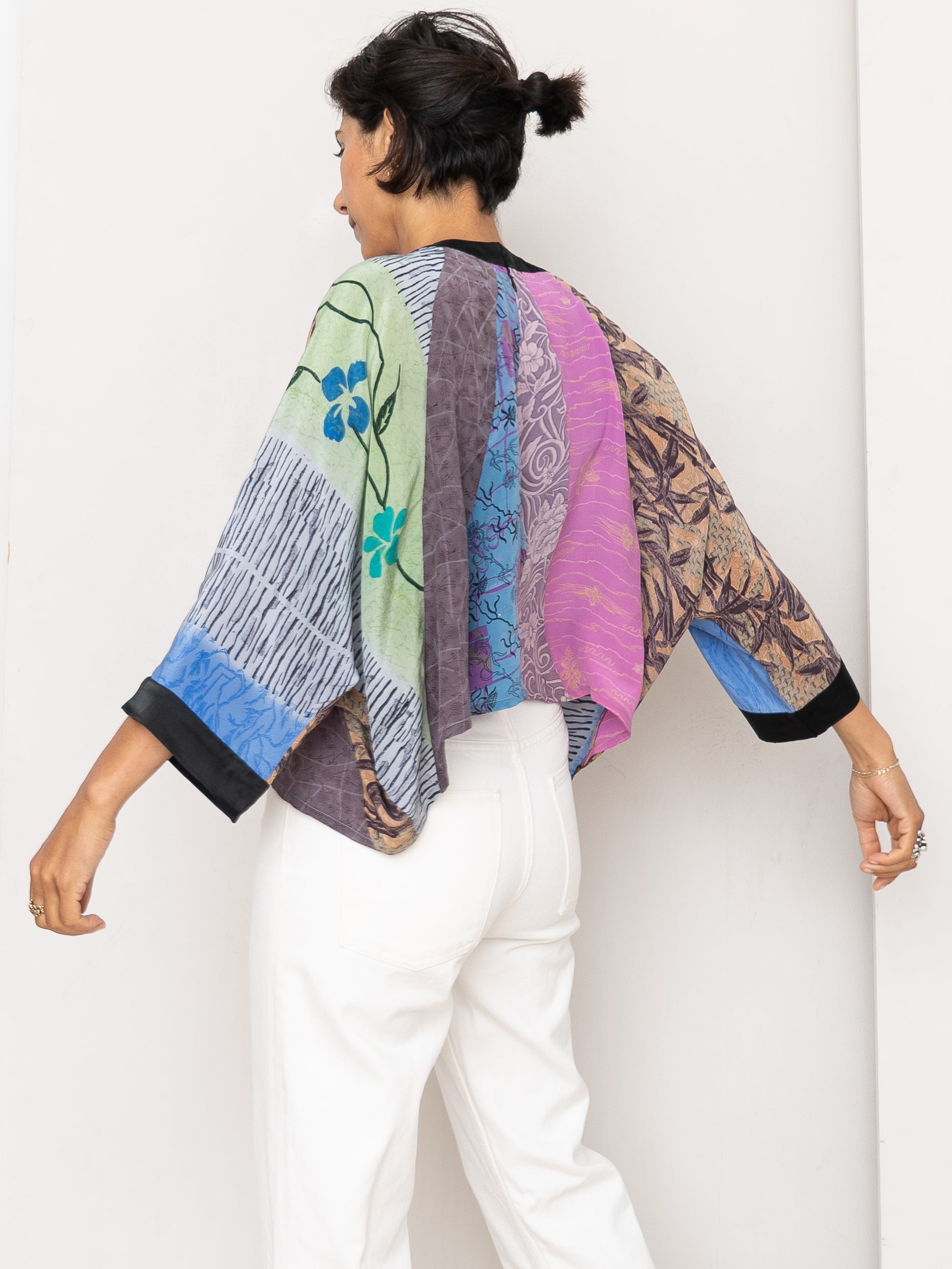 The Simmy Top  - One Size - Upcycled Silk