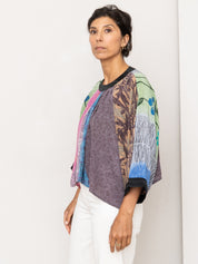 The Simmy Top  - One Size - Upcycled Silk