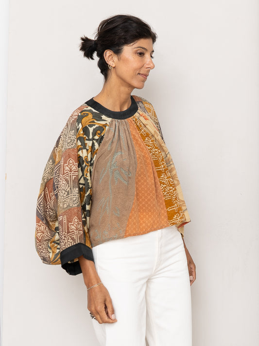 The Simmy Top  - O/S - Recycled Silk