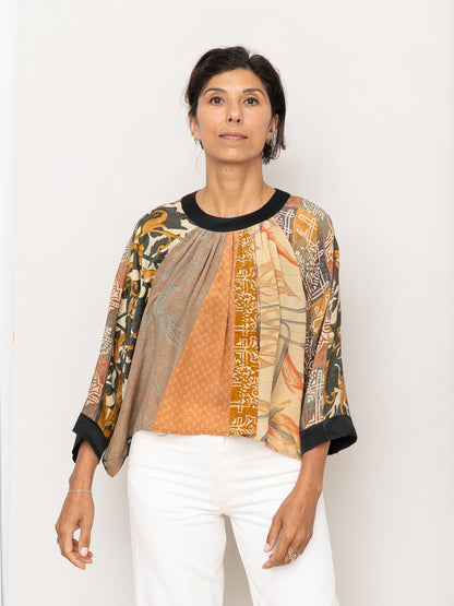 The Simmy Top  - O/S - Recycled Silk